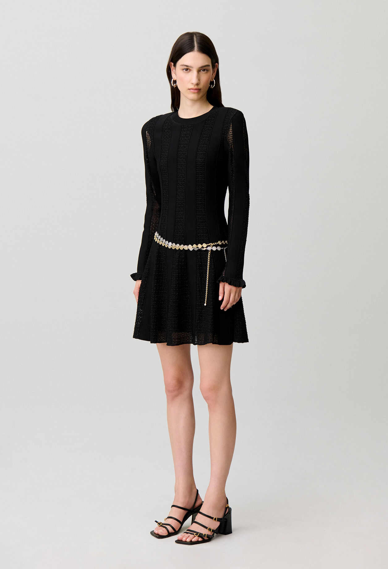 Robe patineuse maille lurex
