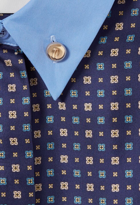 Chemise soie imprimée