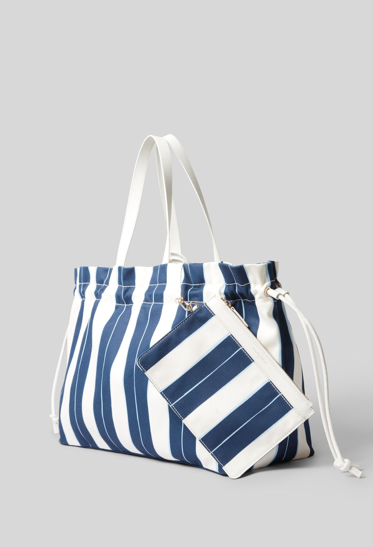 Grand sac cabas rayé