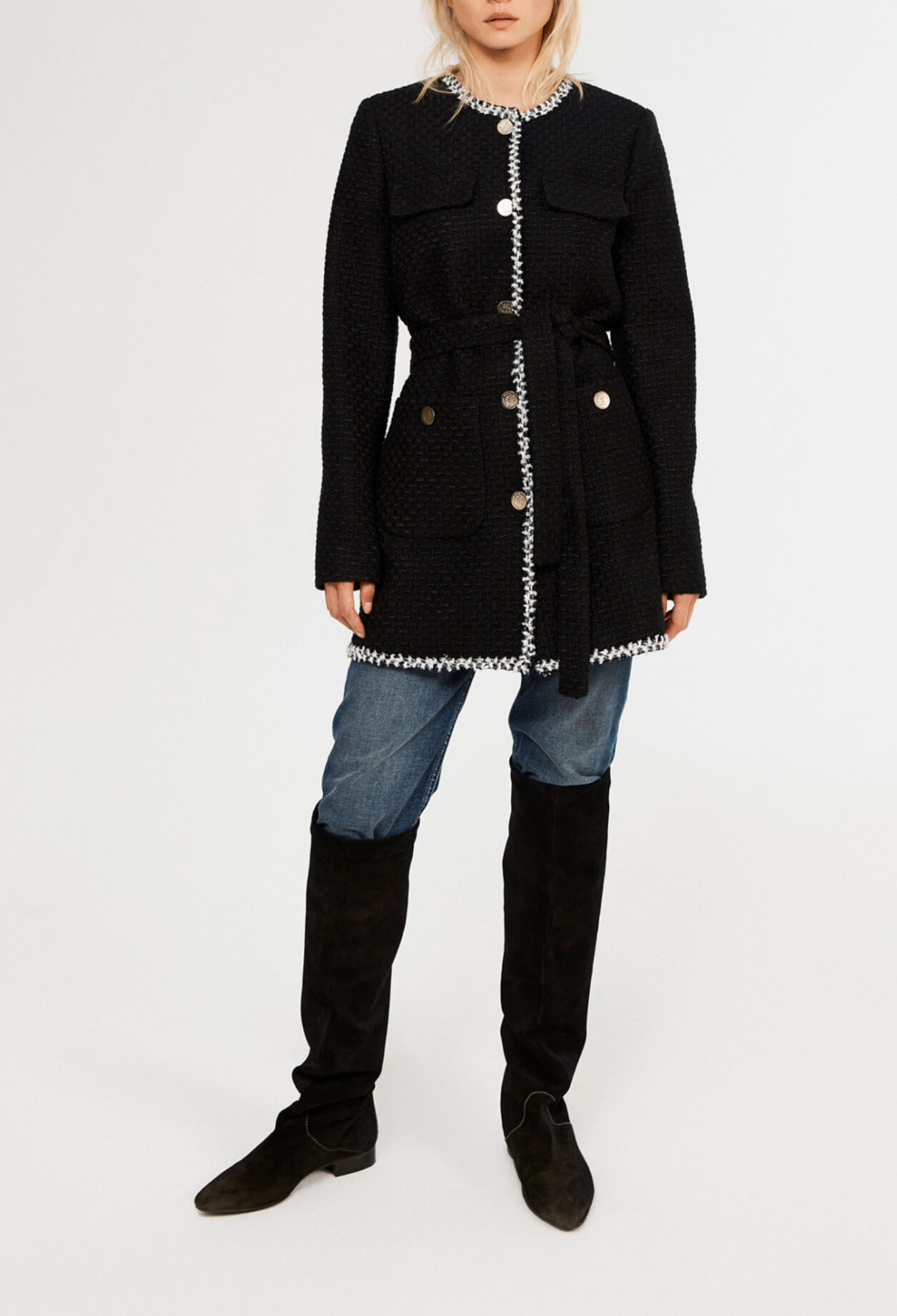Veste en tweed