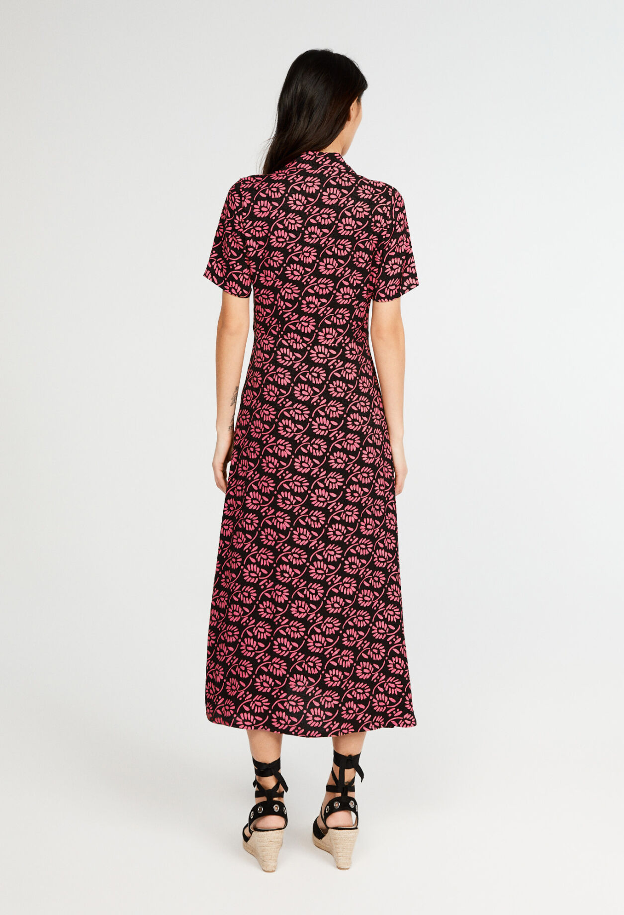 Robe longue chemise