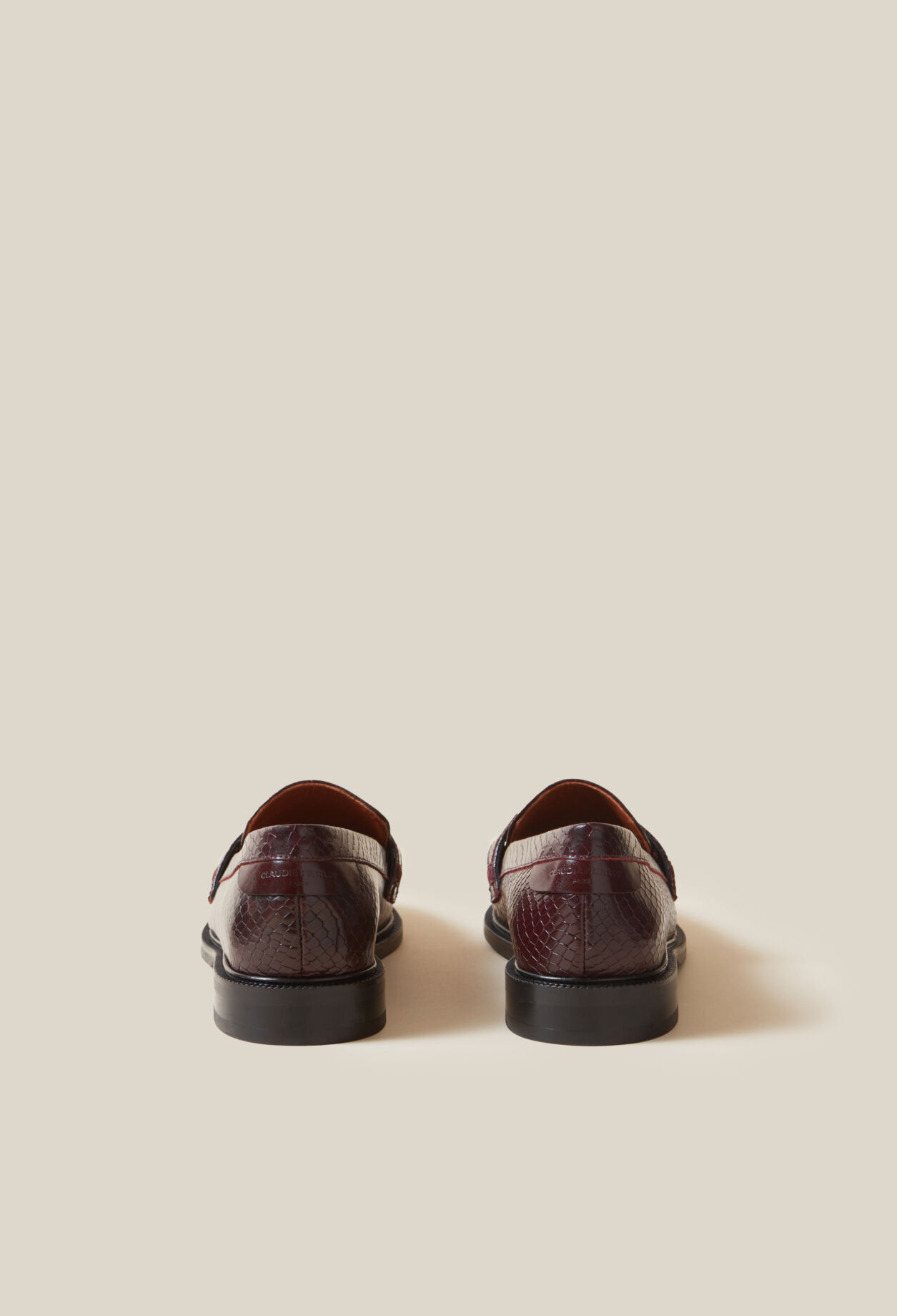 Mocassins effet serpent boucle CP