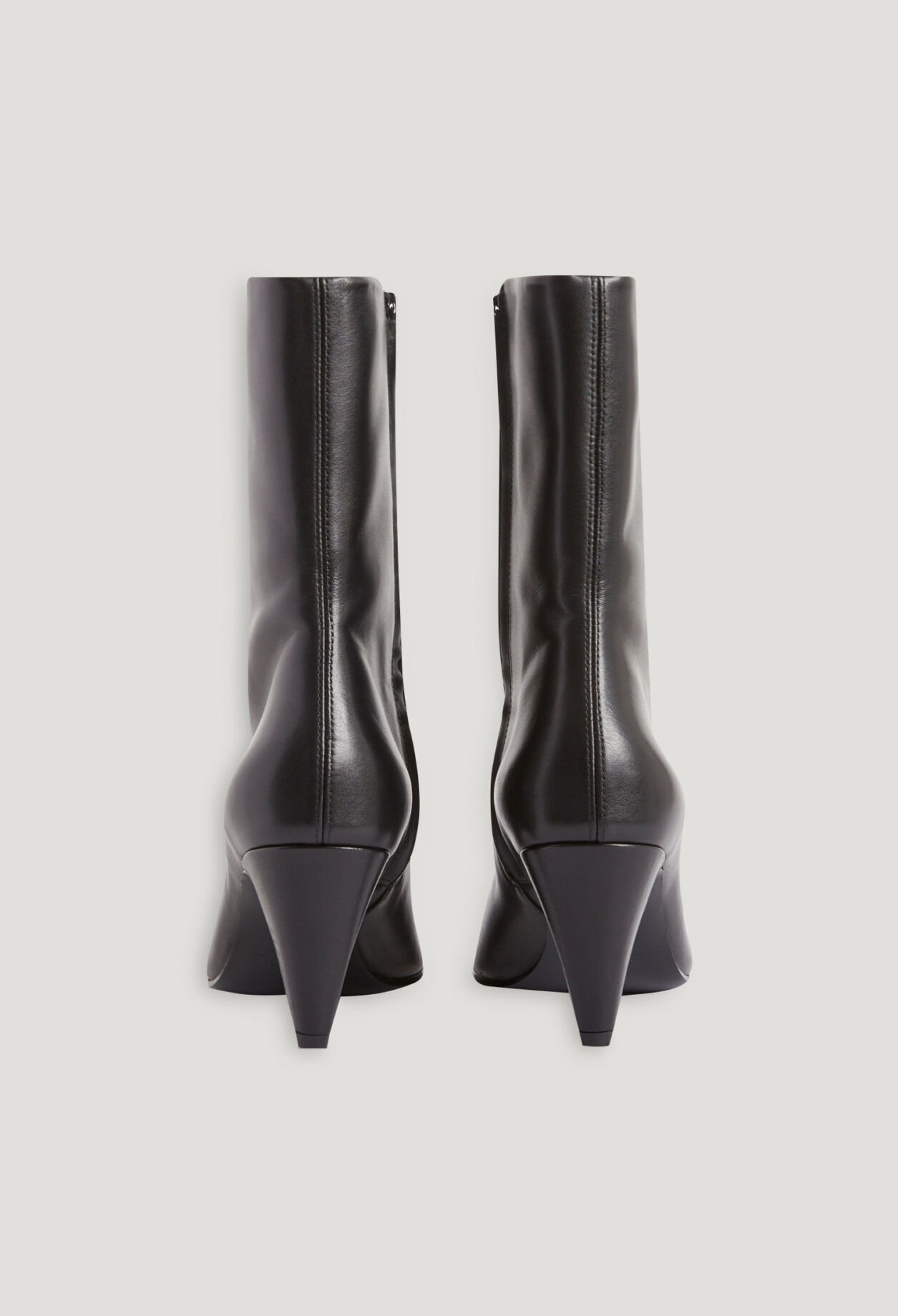 Bottines cuir noir