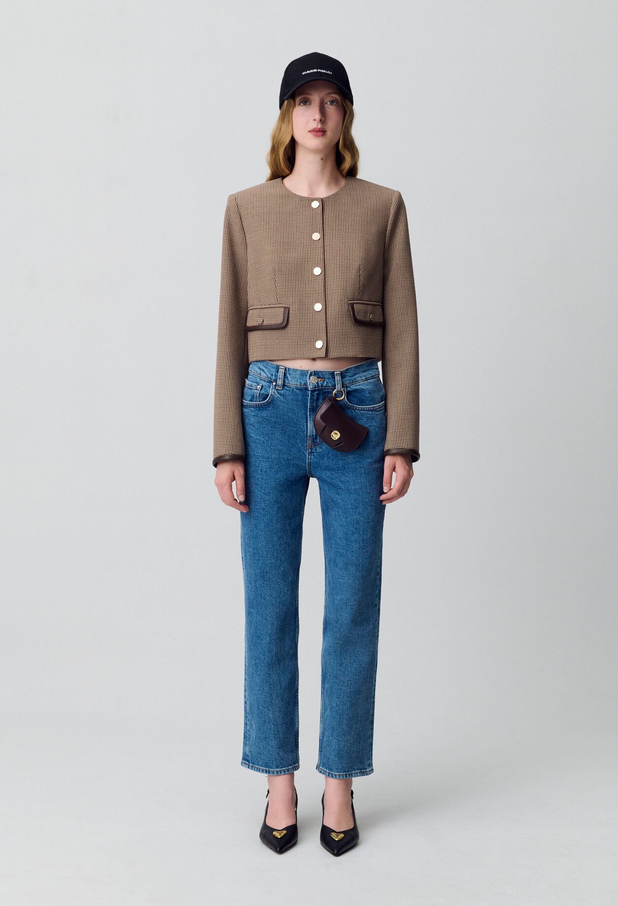 Jean Toto slim 7/8ème bleu délavé