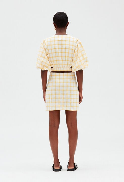 Jupe courte carreaux