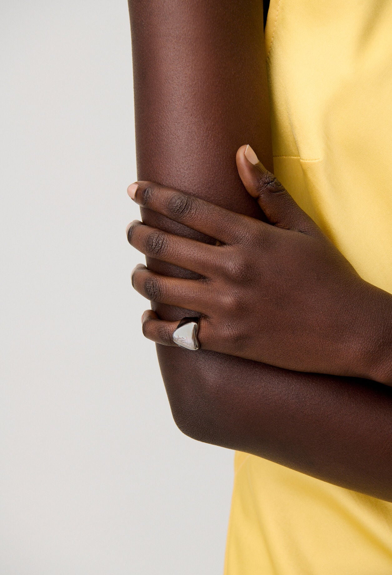 Bague chevali&egrave;re coeur