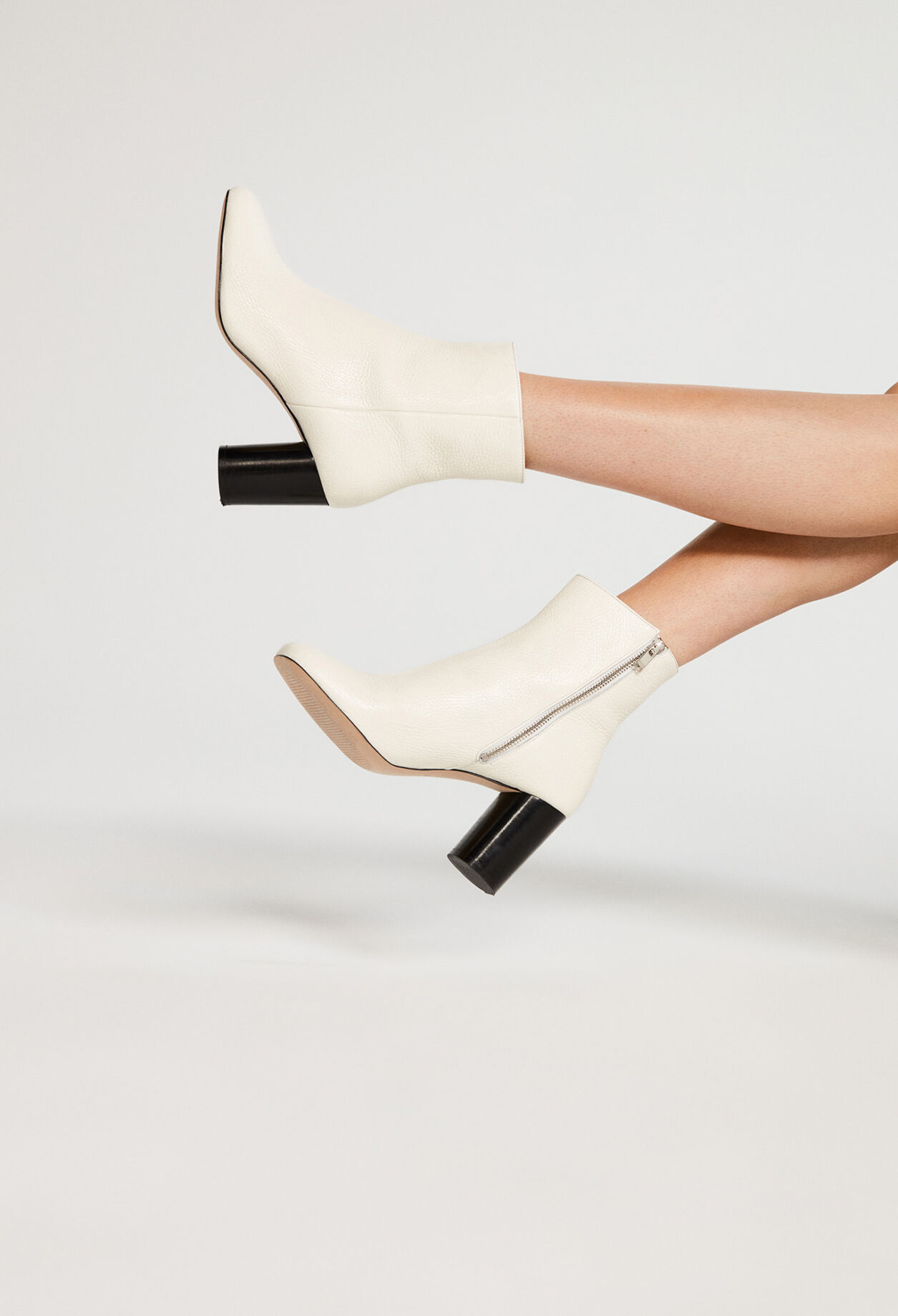 Bottines blanche a talons pour femme Claudie Pierlot