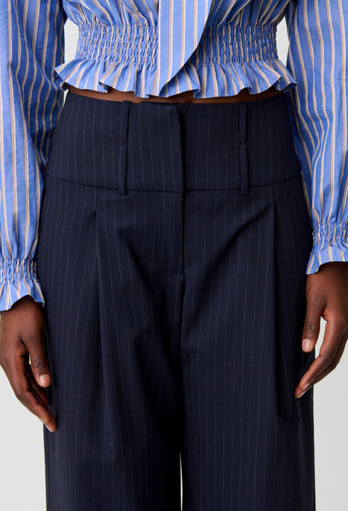 Pantalon laine m&eacute;lang&eacute;e