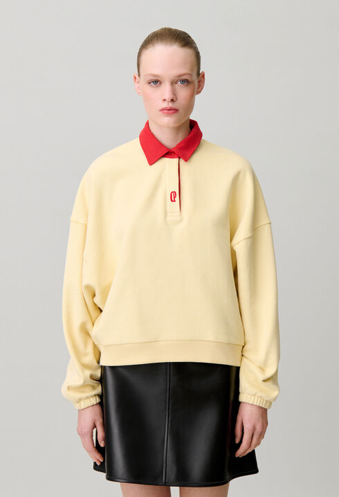 Sweatshirt oversize coton