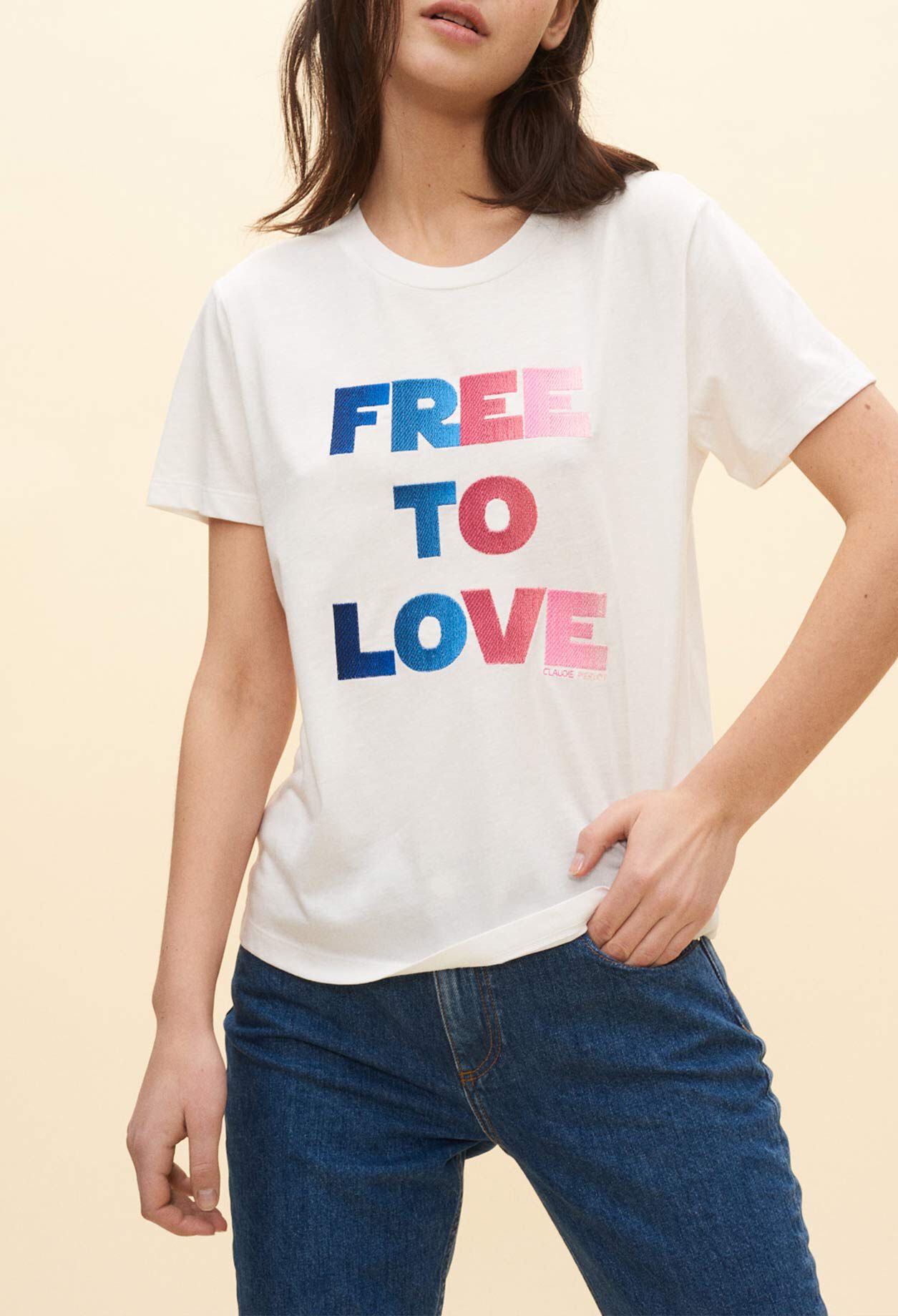T-shirt Free to love