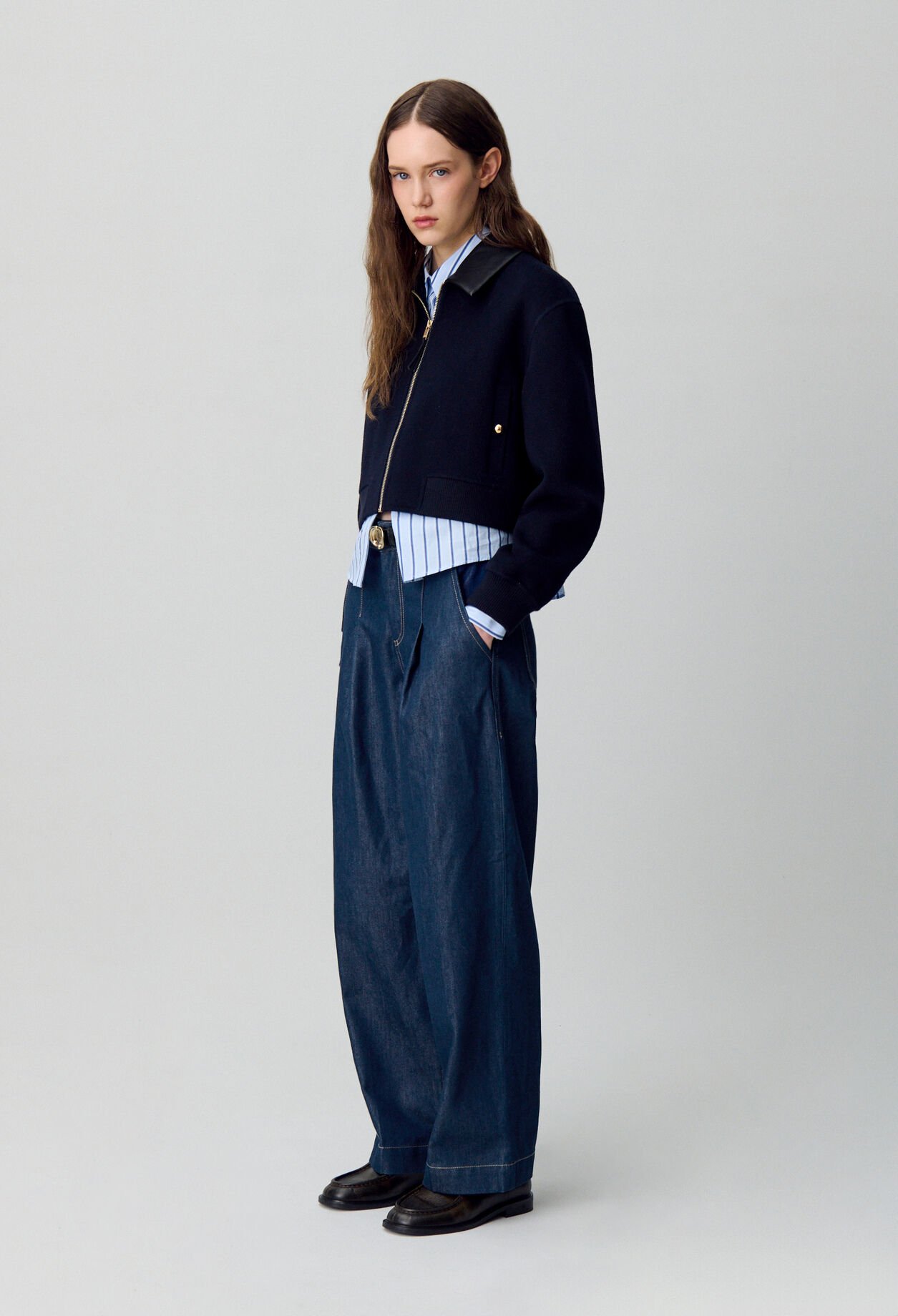 Jean denim brut droit
