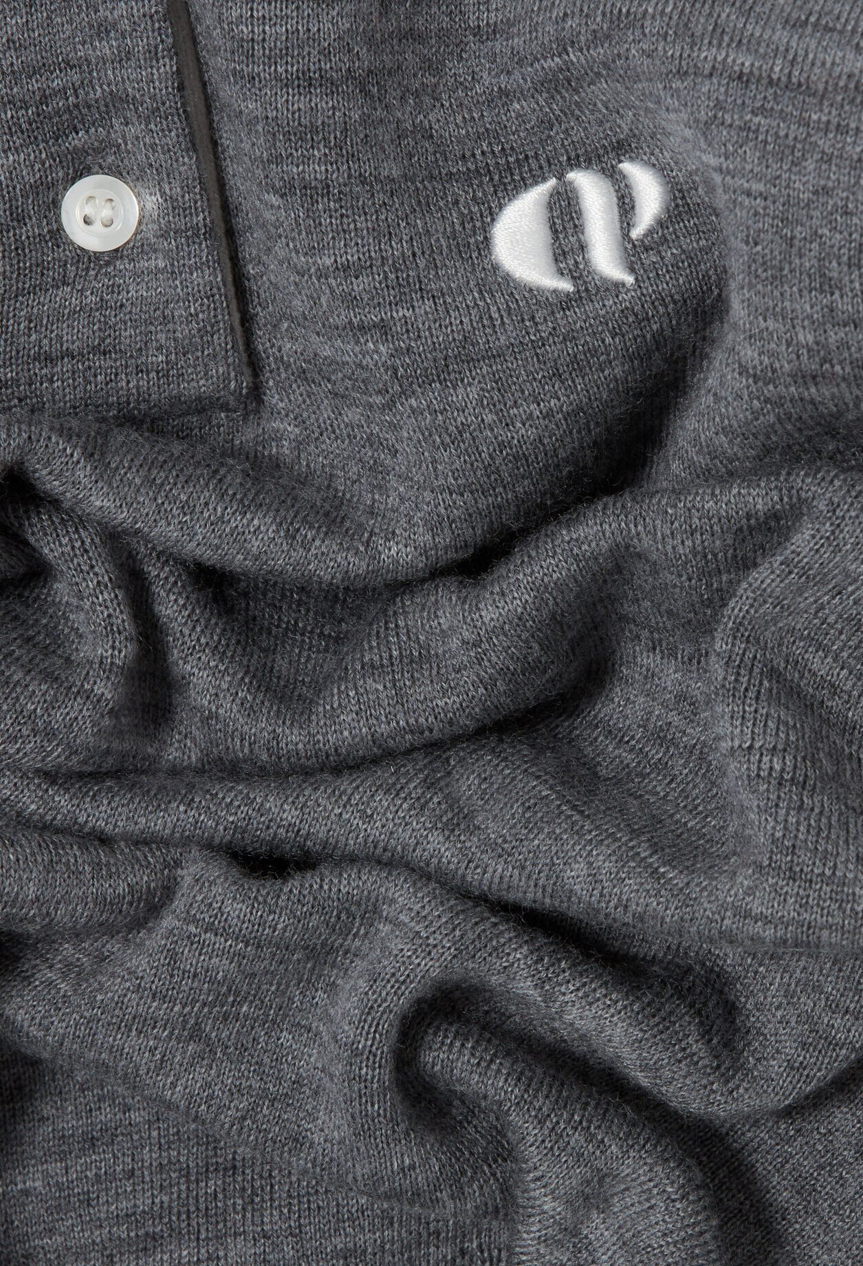 Pull polo maille fine