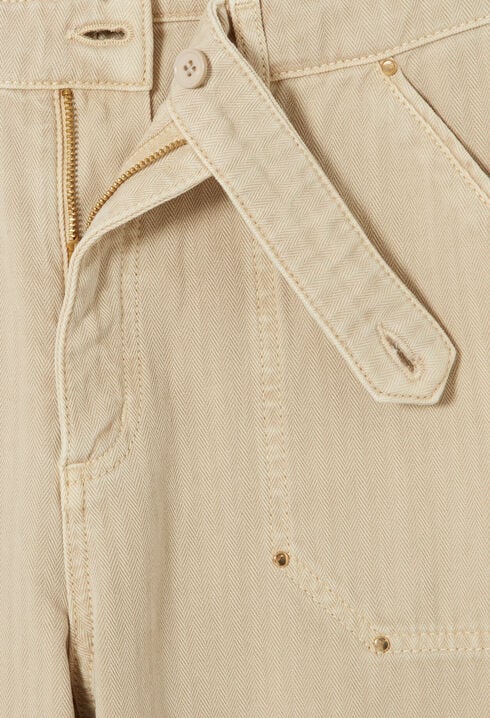 Jean denim droit