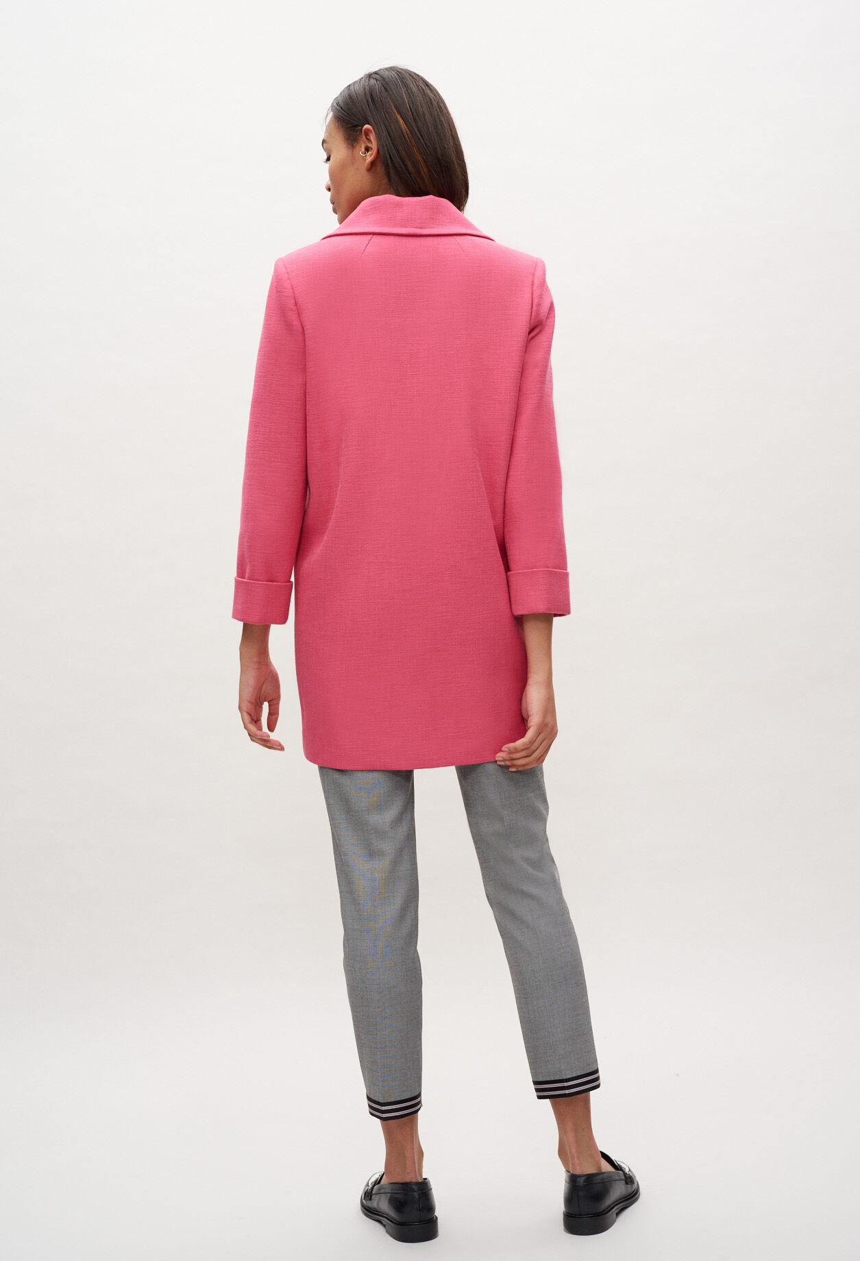 Manteau mi-long en coton
