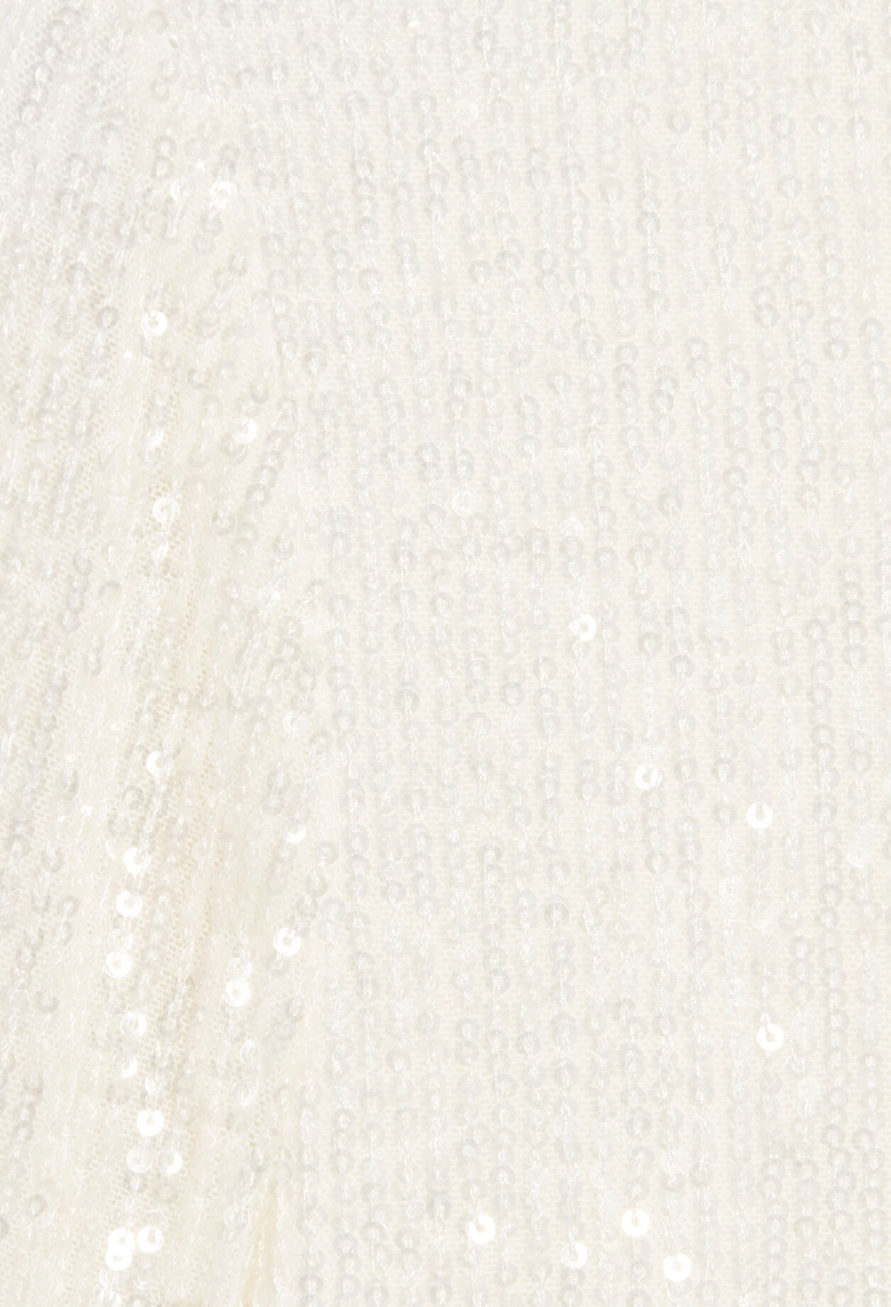 Robe courte Rififi sequins écrue