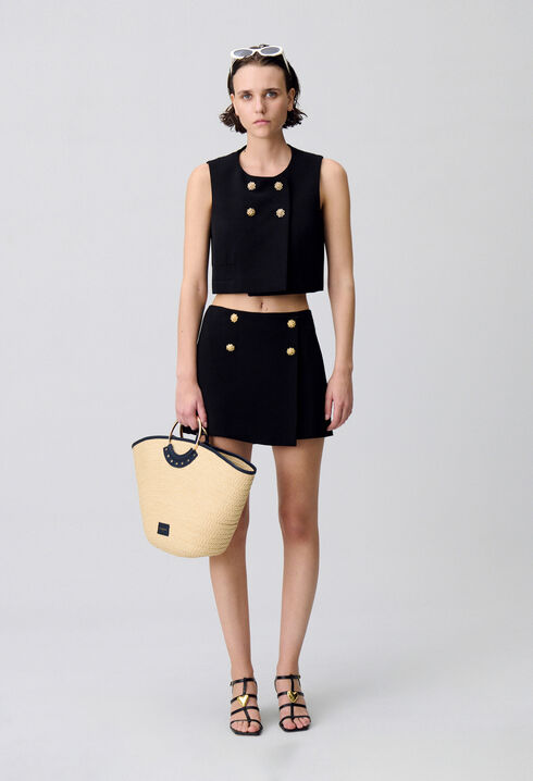 Top veston sans manches