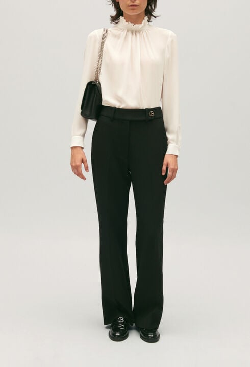 Blouse fluide écrue