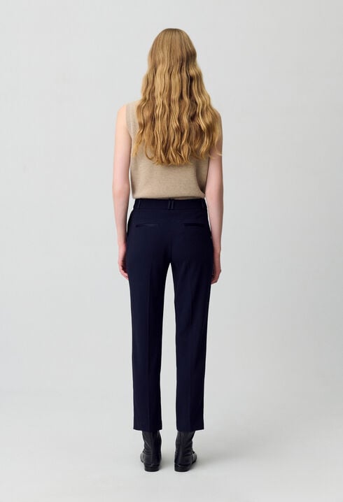 Pantalon tailleur cigarette