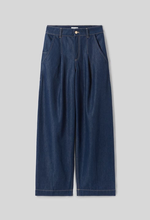 Jean denim brut droit