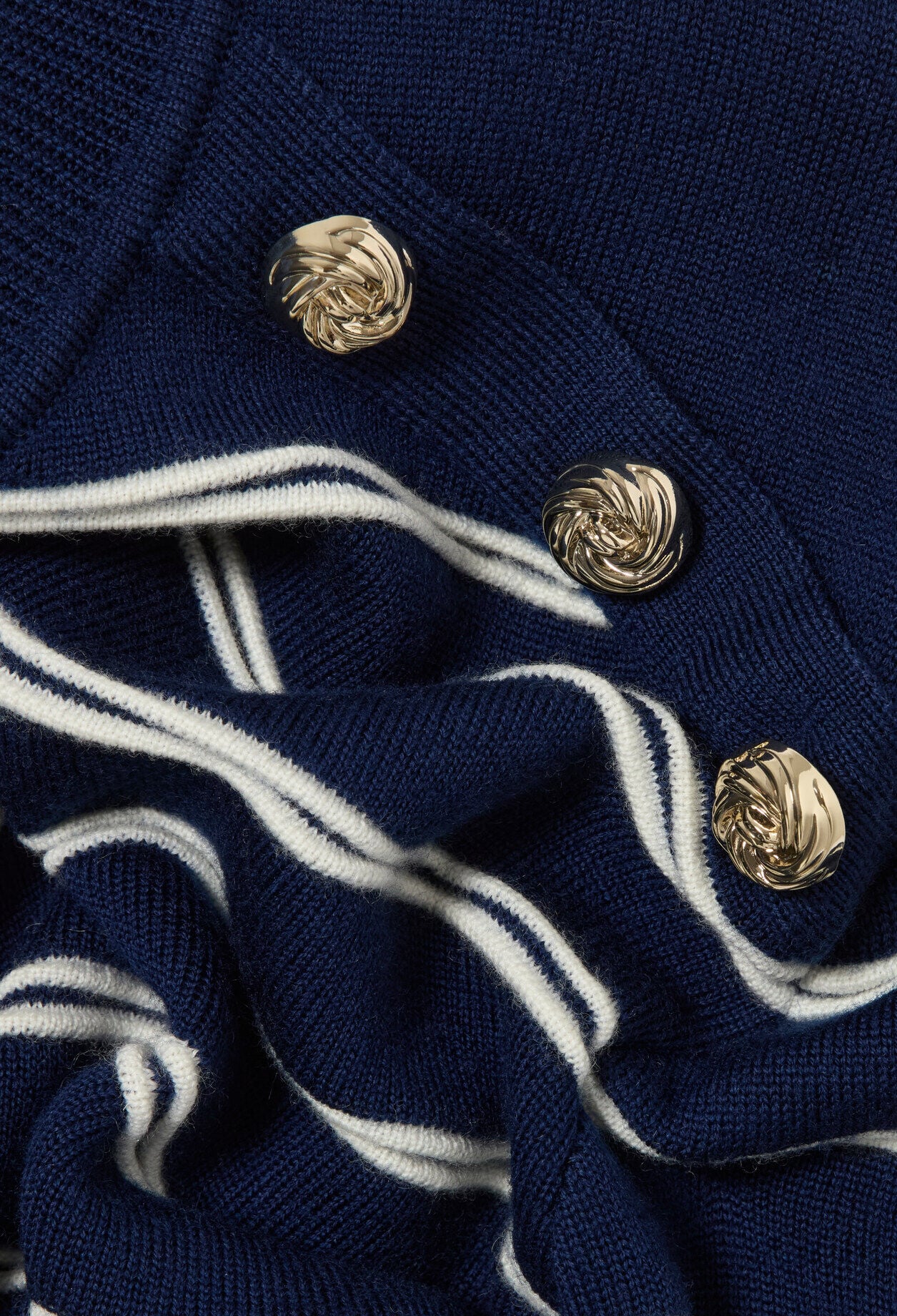 Pull marini&egrave;re laine