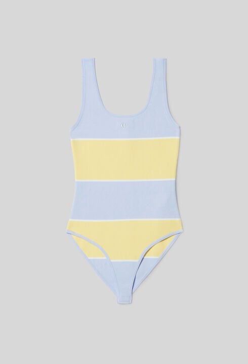 Body bicolore maille fine