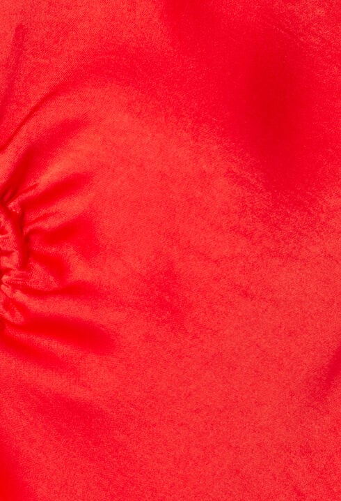 Robe longue satin&eacute;e