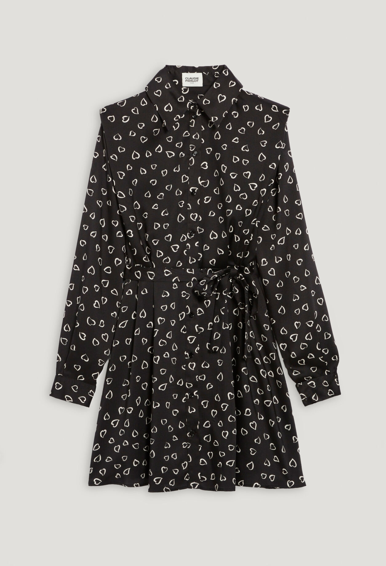 Robe courte imprimé cœurs