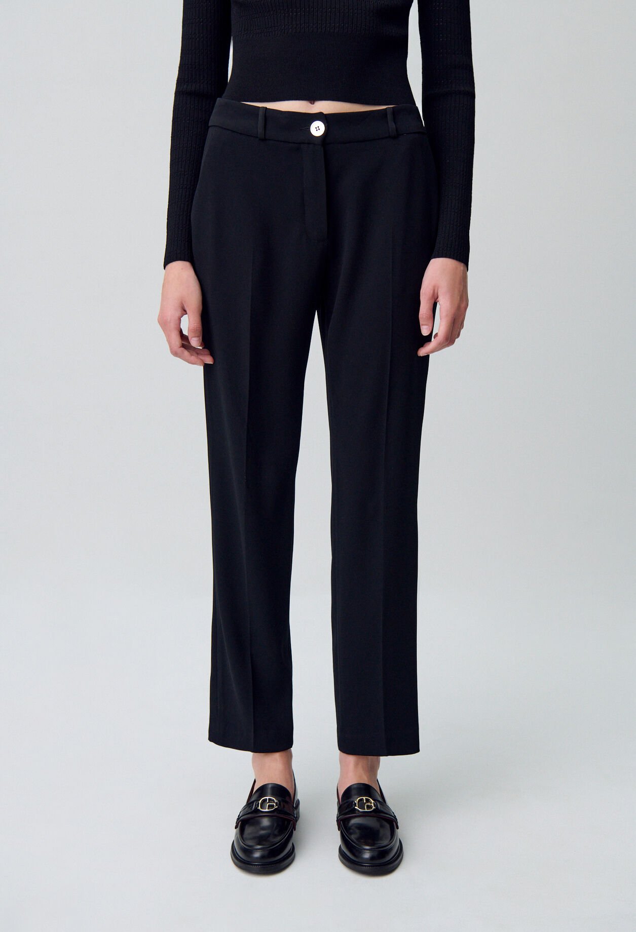 Pantalon tailleur cigarette