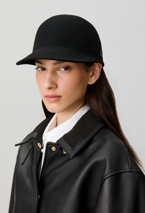 Casquette en feutre de laine 
