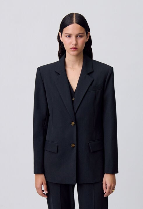 Veste droite tailleur