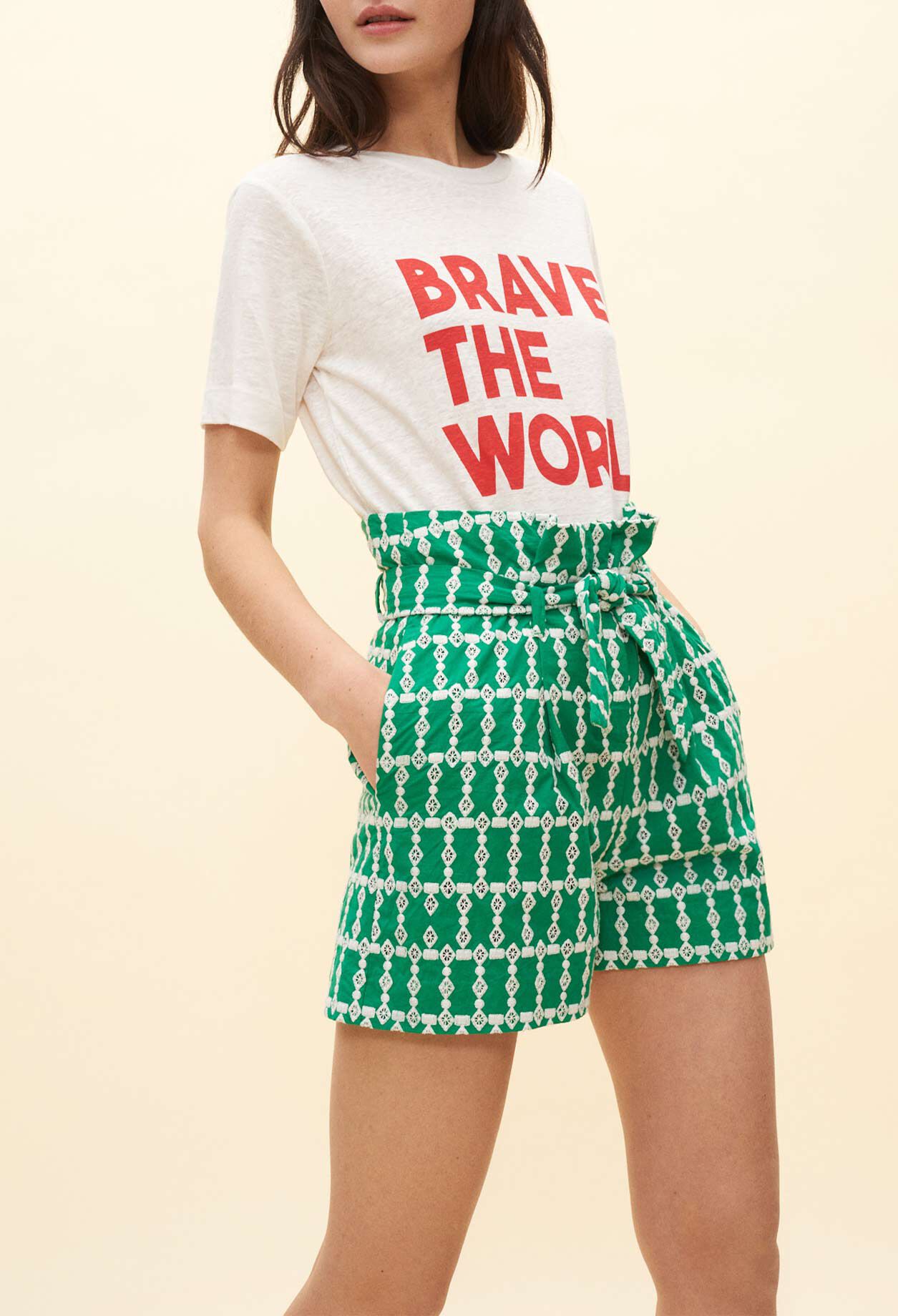 Short imprimé à nouer
