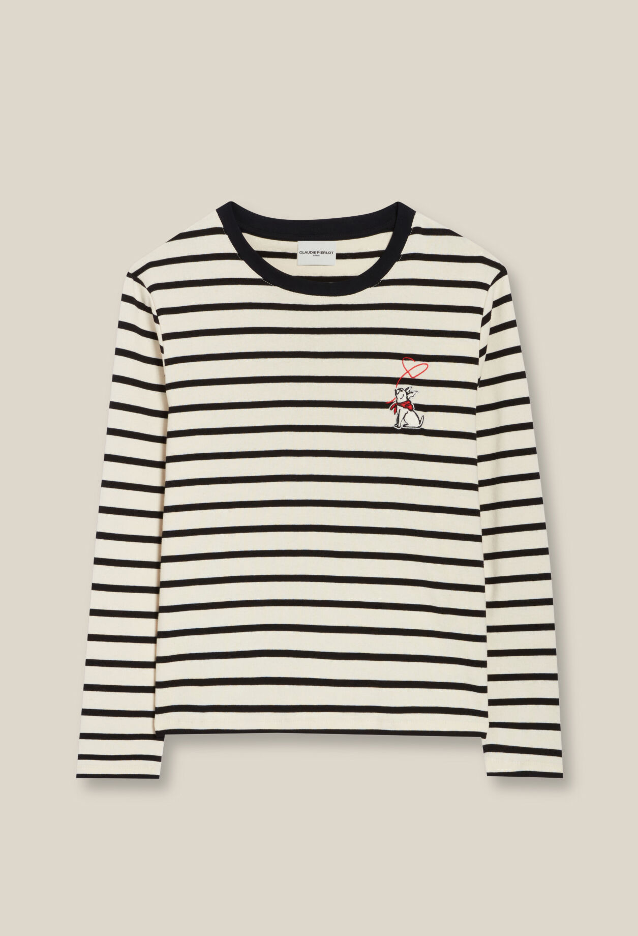 Tee-shirt marinière Jean Toto bicolore