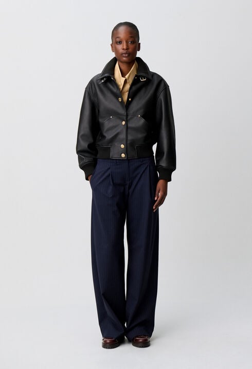 Blouson bomber cuir