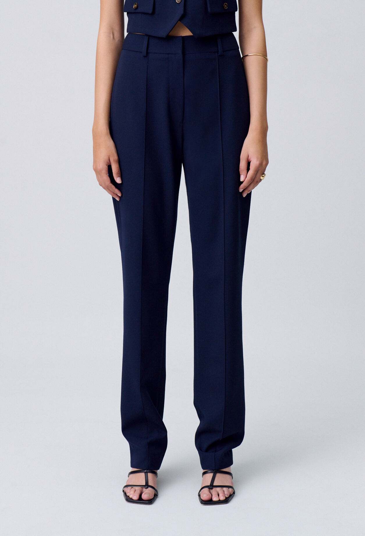 Pantalon tailleur cigarette