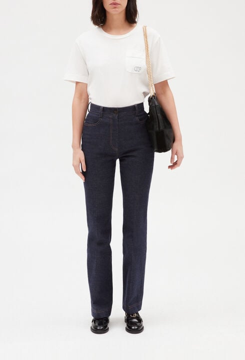 T-shirt manches courtes écru