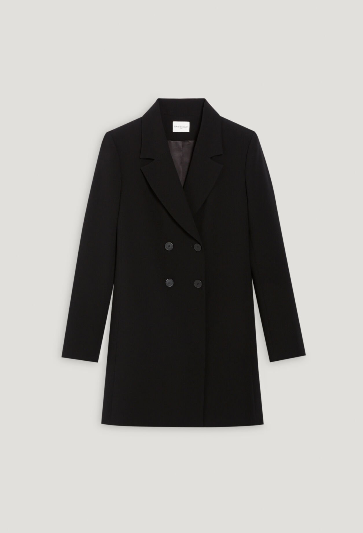 Robe courte tailleur noir