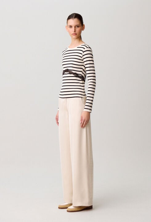 Pantalon satin