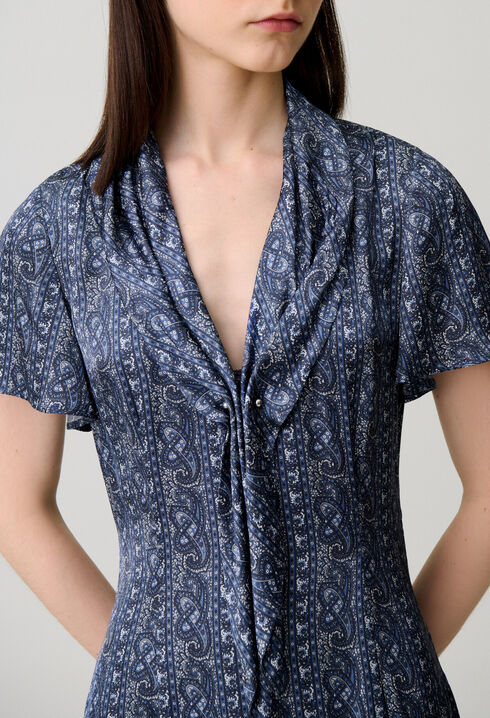 Robe fluide imprim&eacute;e