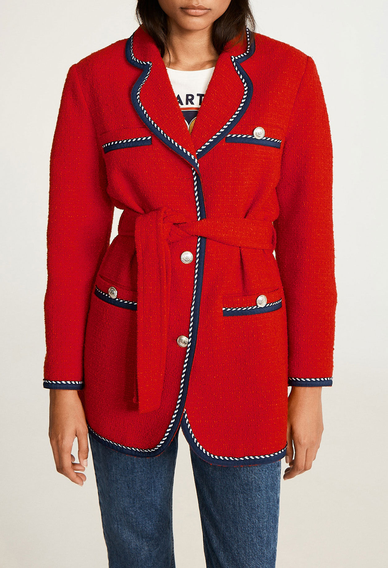 Manteau en tweed