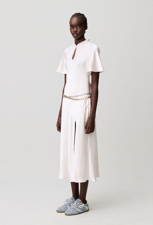 Robe midi fluide