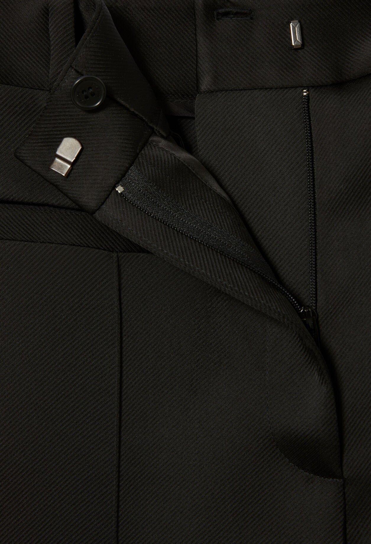 Pantalon tailleur satin
