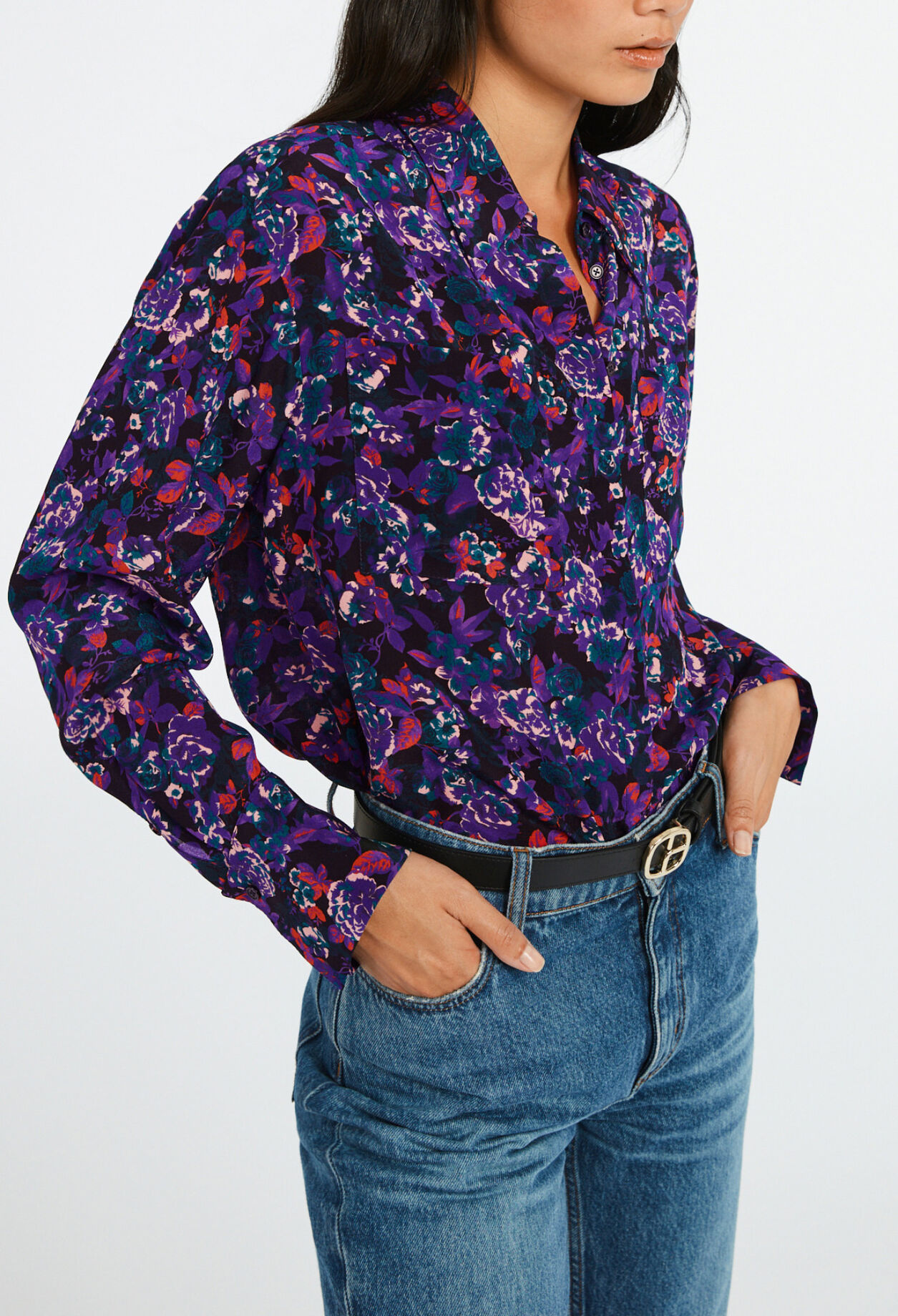 Chemise imprimé floral