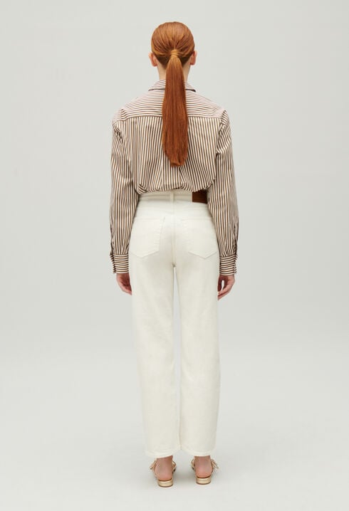 Jean Pierre droit cargo écru