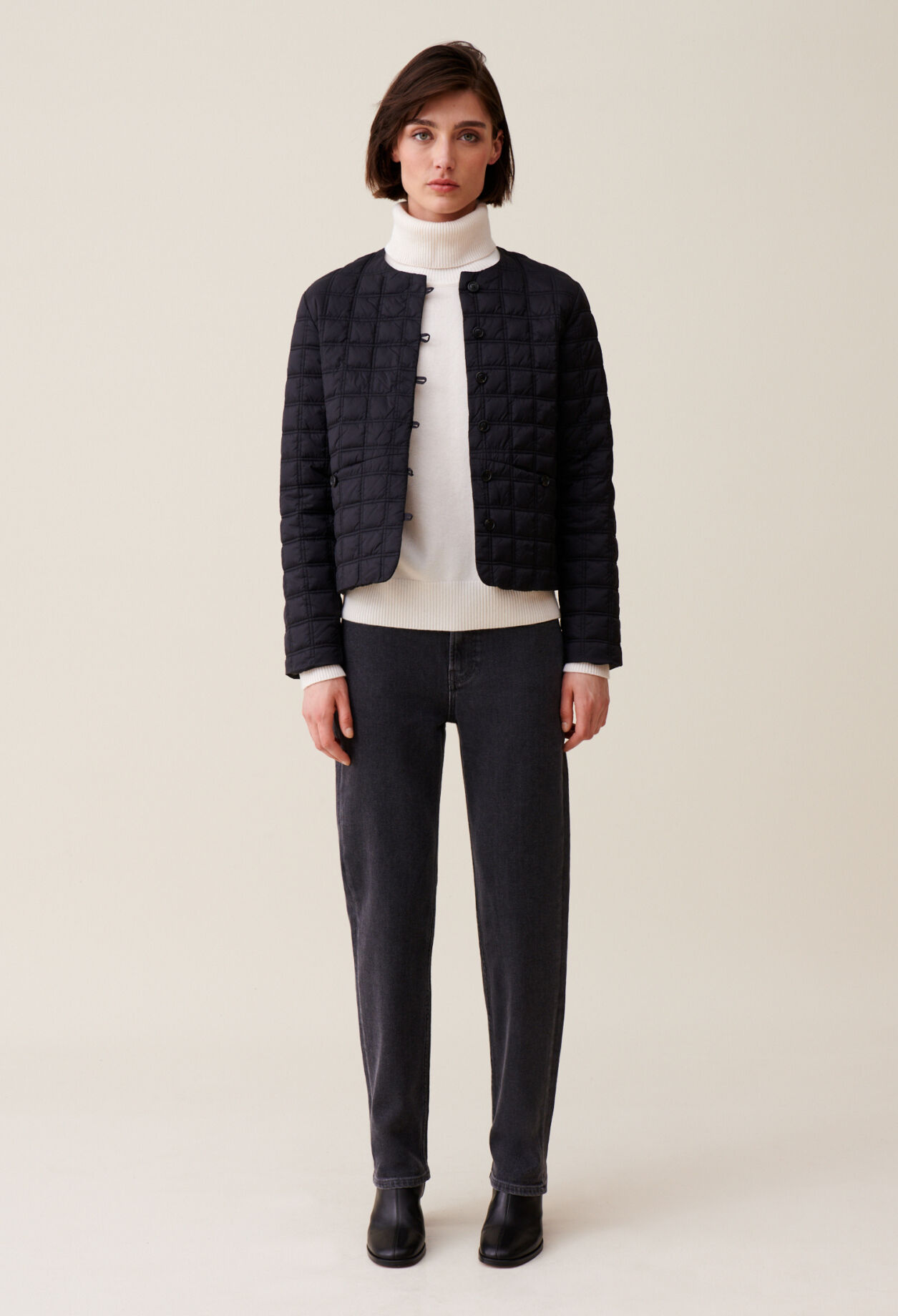 Doudoune legere boutonnee courte pour femme Claudie Pierlot