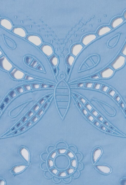 Foulard brodé à nouer