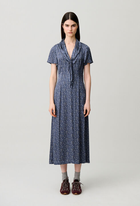 Robe fluide imprim&eacute;e