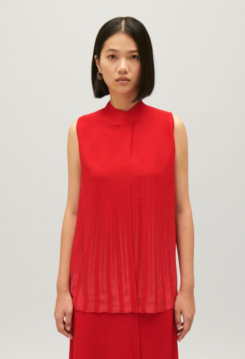 Top fluide sans manches