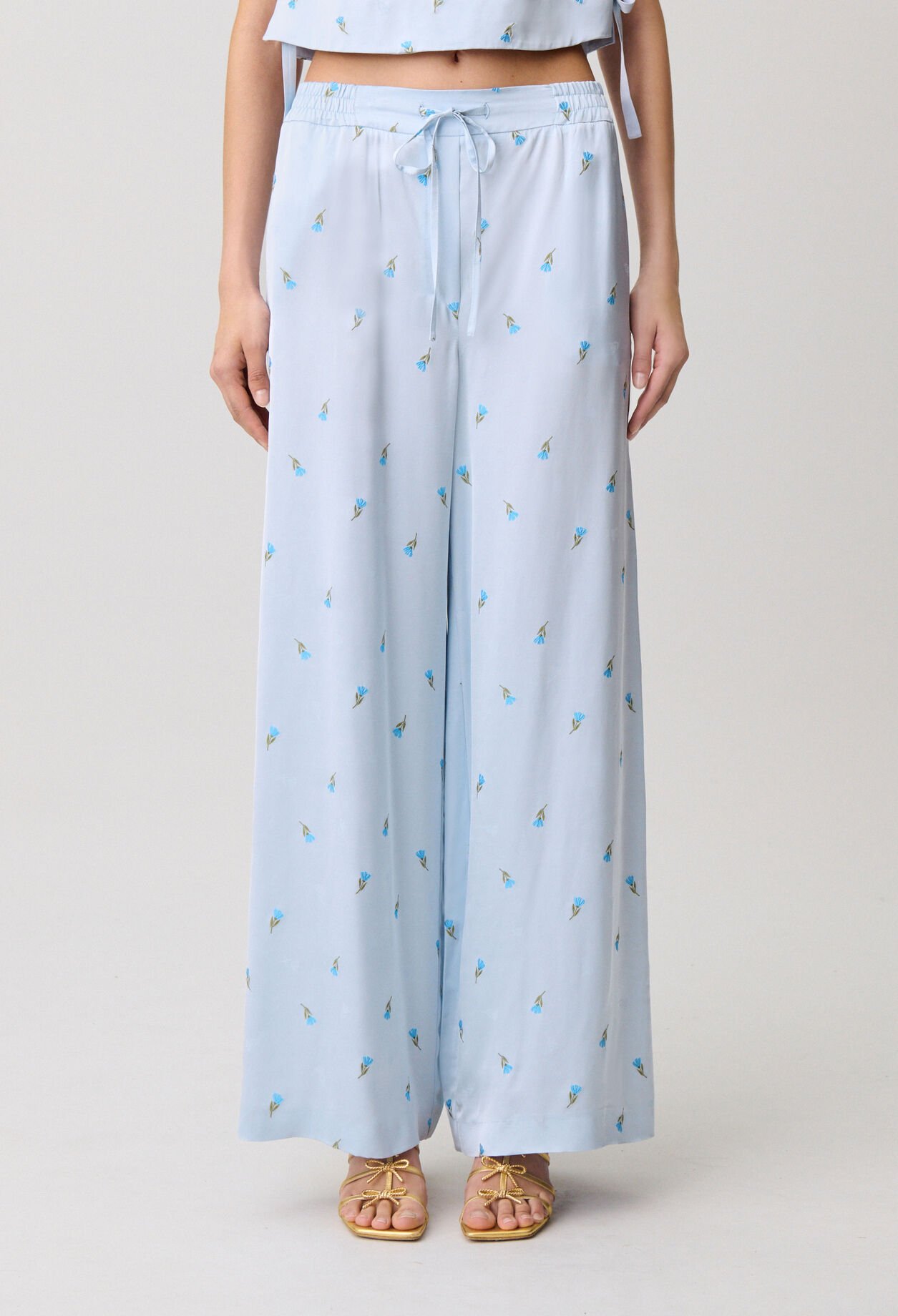 Pantalon l&eacute;ger satin