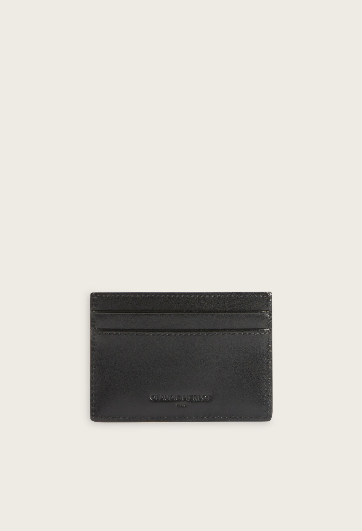 Porte-cartes cuir suède