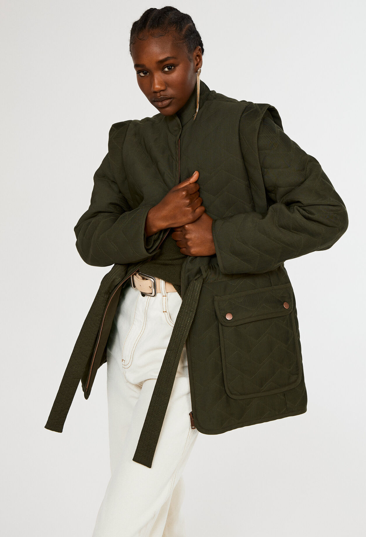 Veste molletonnée en polyester recyclé